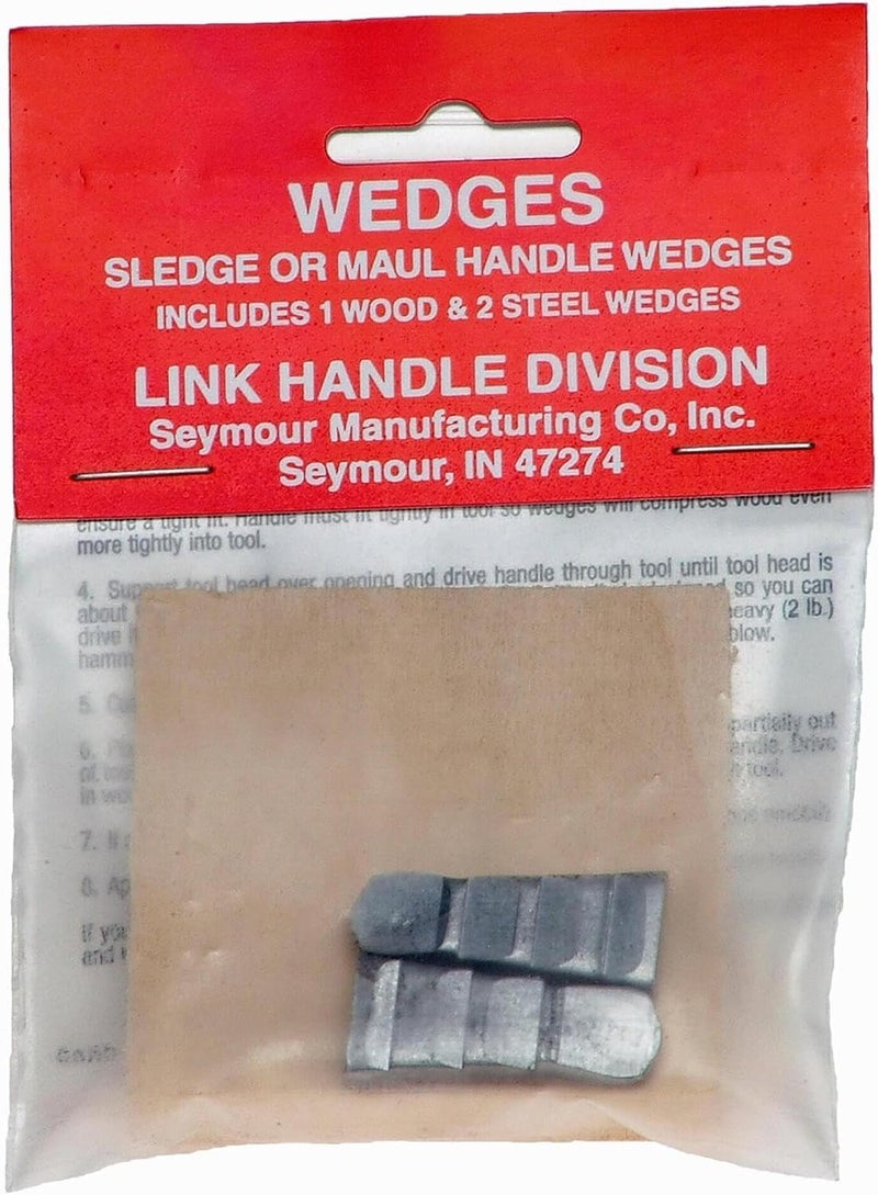 SEYMOUR Sledge or Maul Handle Wedges - 1 Wood & 2 Steel by Seymour - Image 1